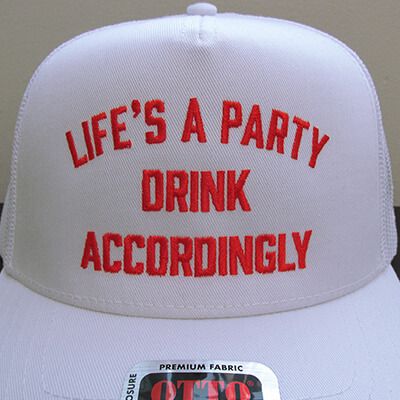 Grey quote cap