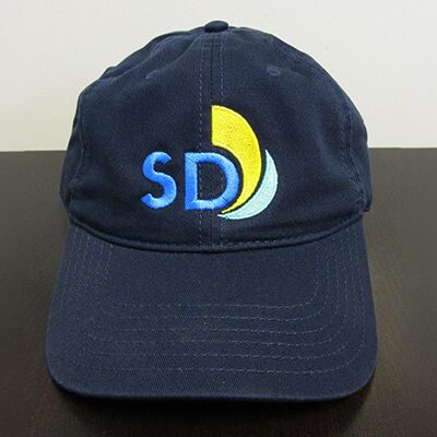 Navy embroidered logo cap Navy embroidered logo cap