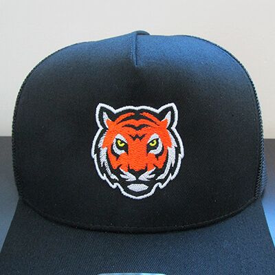 Black tiger graphic cap Black tiger graphic cap