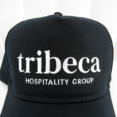 Black tribeca logo cap Black tribeca logo cap