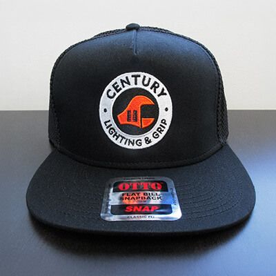 Black patch logo cap