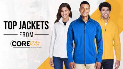 Top Jackets from Core 365 Top Jackets from Core 365