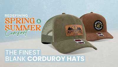 Redefining Spring & Summer Comfort: The Finest Blank Corduroy Hats