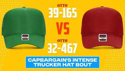 OTTO CAP 39-165 vs. OTTO CAP 32-467: CapBargain’s Intense Trucker Hat Bout OTTO CAP 39-165 vs. OTTO CAP 32-467: CapBargain’s Intense Trucker Hat Bout