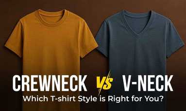 Crewneck vs. V-Neck: Which T-shirt Style is Right for You? Crewneck vs. V-Neck: Which T-shirt Style is Right for You?