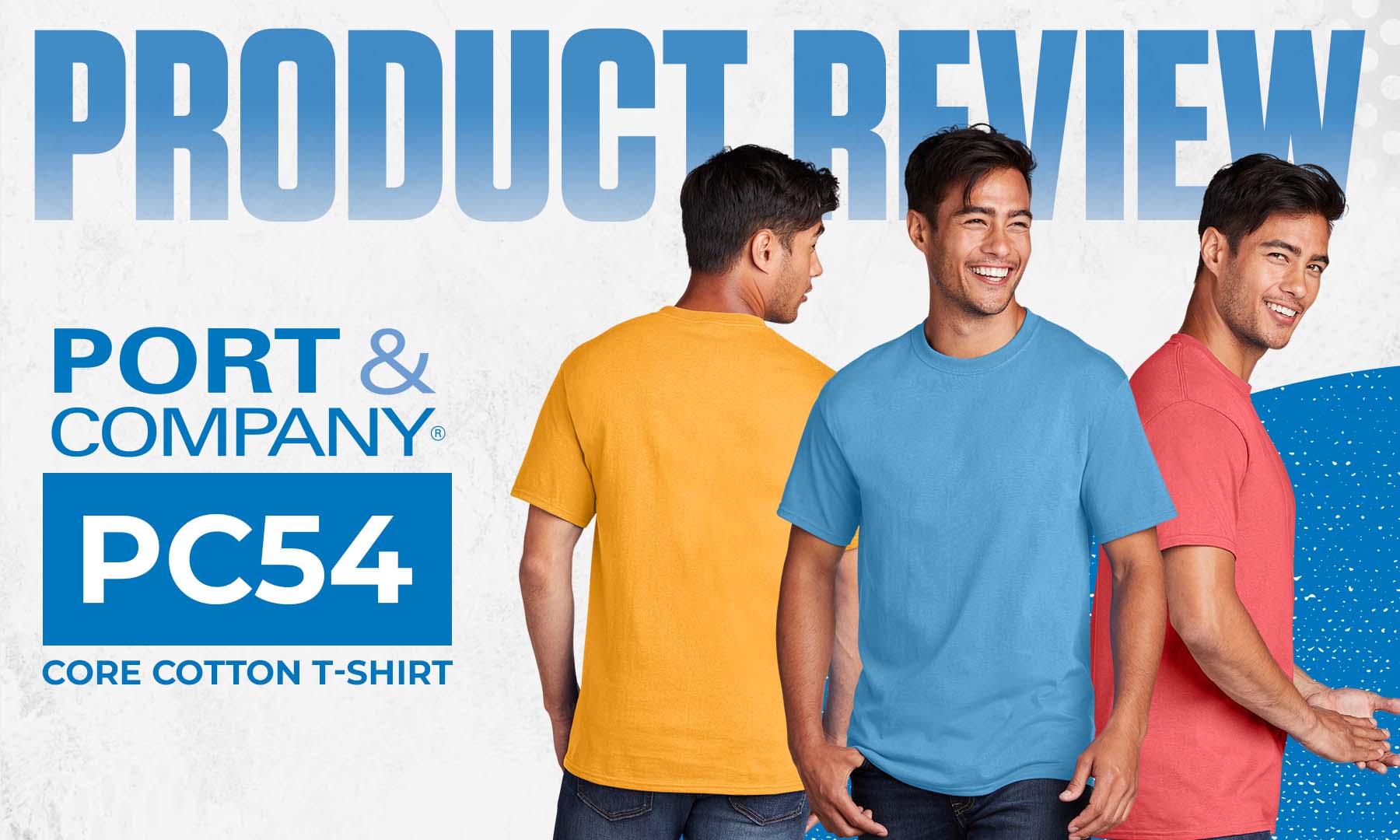 thumbnail image 2 of HOLIDAY SALE! 3-Pack Port & Company Men's Cotton Pocket T-Shirt (PC54P) – Soft Comfort 2 of 4