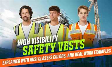 High Visibility Safety Vests Explained with ANSI Classes Colors, and Real Work Examples High Visibility Safety Vests Explained with ANSI Classes Colors, and Real Work Examples