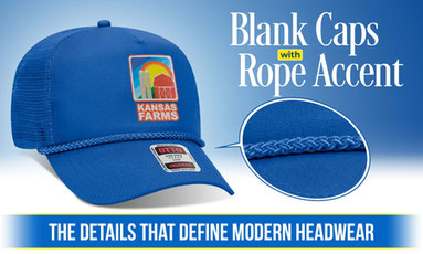 Blank Caps with Rope Accent: The Details That Define Modern Headwear