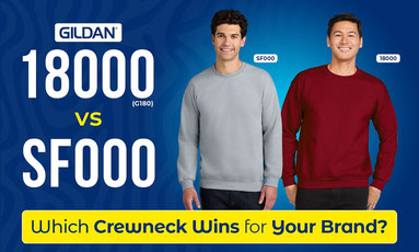 Gildan 18000 vs. Softstyle SF000: Which Crewneck Sweatshirt Wins for Your Brand?