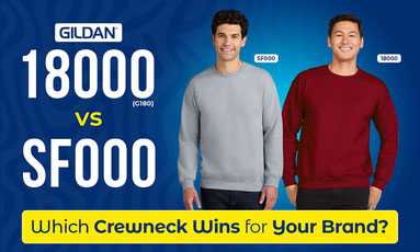 Gildan 18000 vs. Softstyle SF000: Which Crewneck Sweatshirt Wins for Your Brand? Gildan 18000 vs. Softstyle SF000: Which Crewneck Sweatshirt Wins for Your Brand?