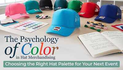 The Psychology of Color in Hat Merchandising: Choosing the Right Hat Palette for Your Next Event