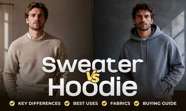Sweater vs Sweatshirt vs Hoodie: What’s the Difference? Sweater vs Sweatshirt vs Hoodie: What’s the Difference?