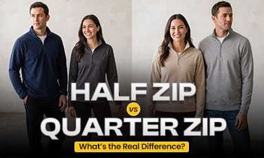 Half Zip vs Quarter Zip: What’s the Real Difference? Half Zip vs Quarter Zip: What’s the Real Difference?