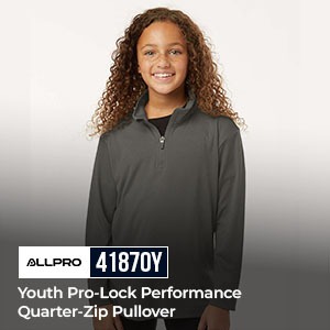 Youth Performance Quarter-Zip Sweatshirt Youth Performance Quarter-Zip Sweatshirt