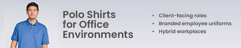 Best Polo Shirts for Office Wear | Stylish & Professional Uniforms Professional blue polo shirts for office wear – ideal for client-facing roles, branded employee uniforms, and hybrid workplaces