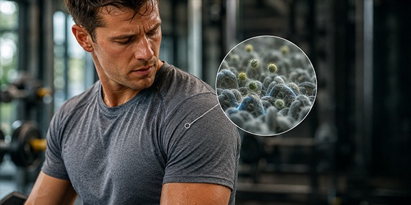 Antimicrobial T-Shirts for Odor Control and Performance Antimicrobial t-shirt fabric designed to help control odor-causing bacteria during active wear