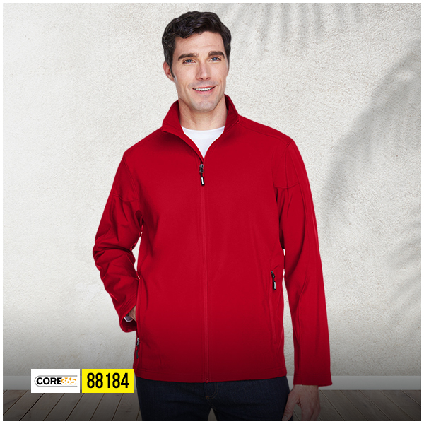 Core 365 88184 Soft Shell Jacket – Red Lightweight Corporate Outerwear Core 365 88184 red soft shell jacket lightweight water resistant corporate outerwear