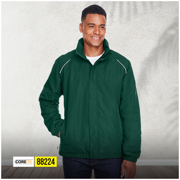 Core 365 88224 Insulated Jacket – Green Corporate Outerwear Core 365 88224 green insulated jacket lightweight weather resistant corporate outerwear