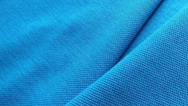 close up of cotton polo fabric texture breathable soft knit material