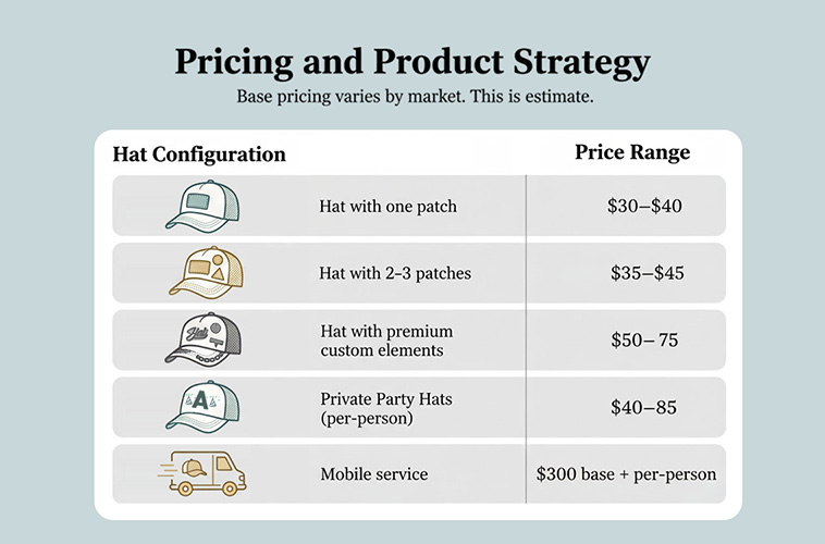 Hat Configuration with Price
