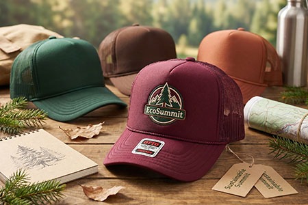 Hats for eco-friendly summits or outdoor excursions
