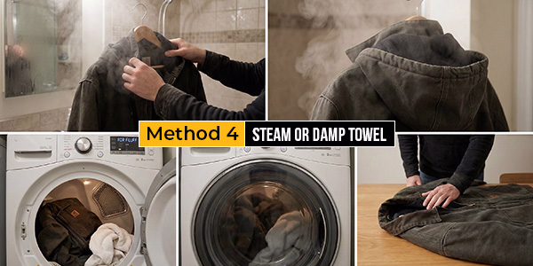 How to soften carhartt jacket method washer steam or damp towel How to soften carhartt jacket method washer steam or damp towel