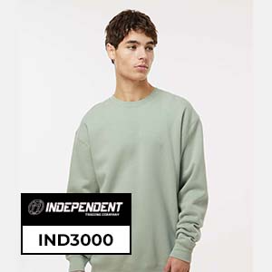 Independent IND3000 Men's Sweatshirt in Light Green - Comfortable & Stylish Apparel