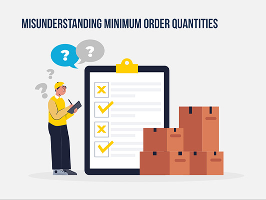 Misunderstanding Minimum Order Quantities