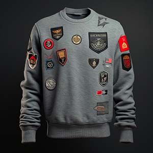 Mix Match Patch on Blank Apparel Mix Match Patch on Blank Apparel