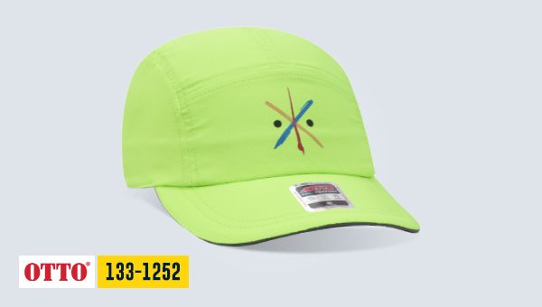 OTTO 133-1252: Polyester Pongee Running Cap with Reflective Sandwich Visor for Enhanced Visibility and Comfort OTTO 133-1252 polyester pongee running cap features a reflective sandwich visor for enhanced visibility and lightweight comfort