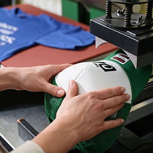 What is screen printing on hats
