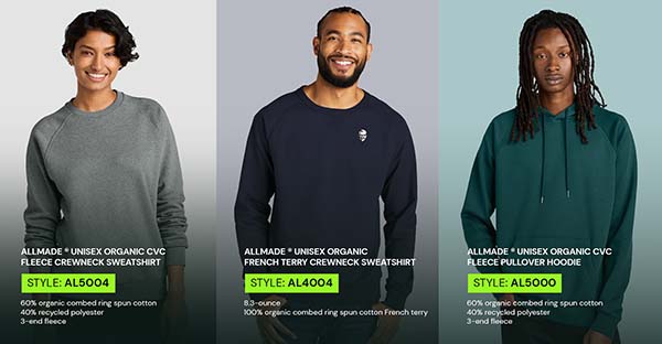 Shop Allmade Recycled Sweatshirts Wholesale