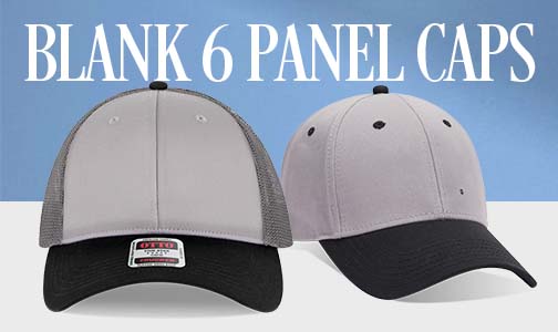 Shop 6 Panel Caps Wholesale From CapBargain