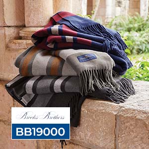 Shop Brooks Brothers BB19000 Heritage Blanket Wholesale