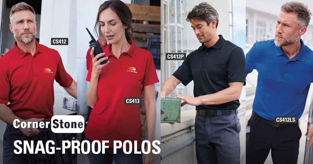 Shop Bulk Cornerstone Snag-Proof Polos Wholesale Shop Bulk Cornerstone Snag-Proof Polos Wholesale