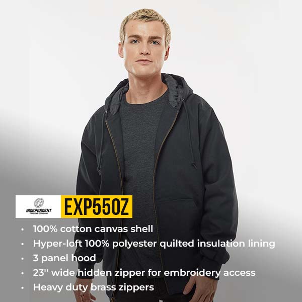 Shop Bulk Independent Trading Co EXP550Z Jacket Wholesale