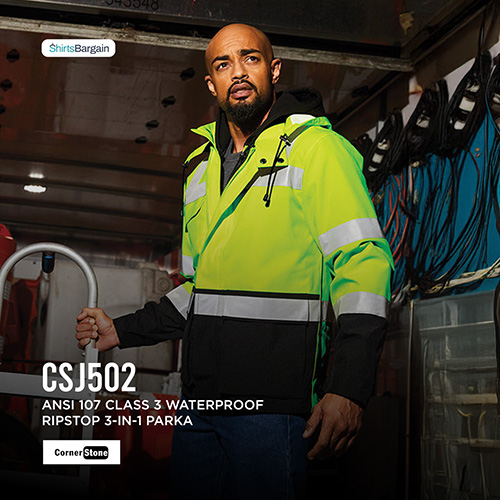 Shop Cornerstone CSJ502 Hi-Vis Jacket Wholesale