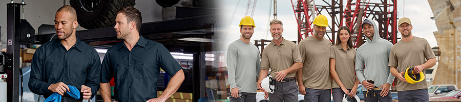 Shop Industrial Clothing from ShirtsBargain's Polyester Apparel Collection