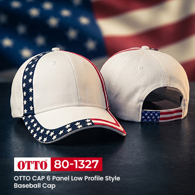 Shop OTTO Cap 80-1327 Flag Hats Wholesale From CapBargain