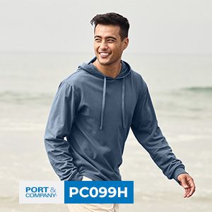 Shop Port and Company PC099H Hooded T-Shirt Wholesale From ShirtsBargains