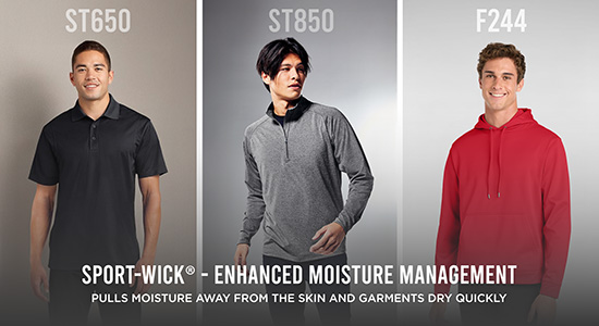Shop Sport-Wick Moisture Management Apparels
