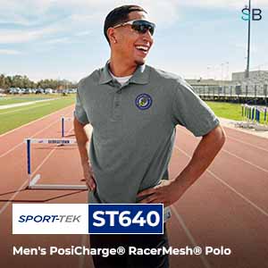 Shop Sport-Tek ST640 Polo Shirts Wholesale From ShirtsBargain