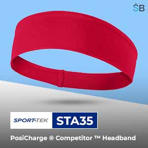 Shop Sport-Tek STA35 Headbands Wholesale from ShirtsBargain
