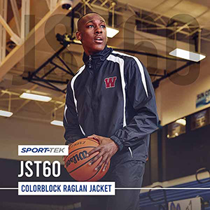 Shop Sport-Tek JST60 Raglan Jacket Wholesale