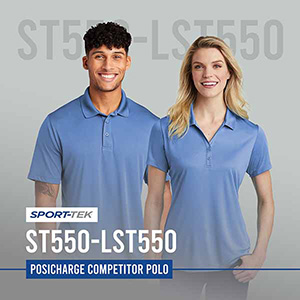 Shop Sport-Tek ST550 and LST550 Polo Shirts Wholesale
