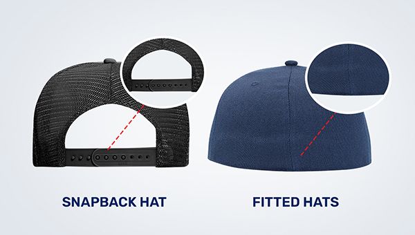 Snapback Hat vs. Fitted Hat: Key Differences in Style and Fit Snapback hats have an adjustable strap for a customizable fit, while fitted hats offer a more precise, structured fit without adjustments
