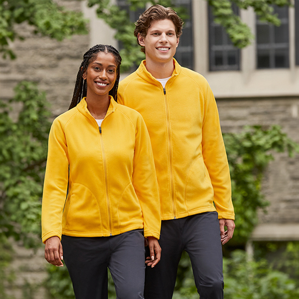Team 365 TT90 microfleece jacket lightweight soft fleece outerwear for corporate and team use