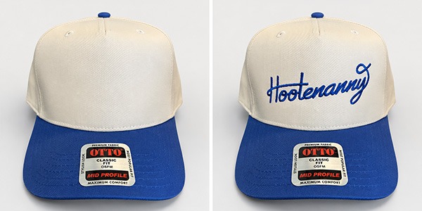 Thread tension and consistency of hat embroidery