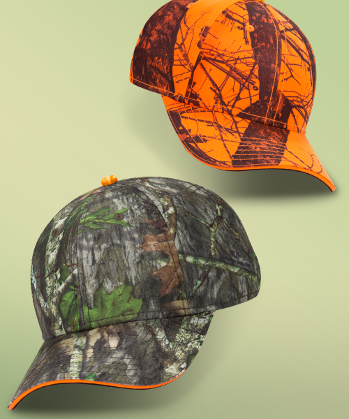 OTTO CAP Mossy Oak Camouflage Sandwich Visor 6 Panel Low Profile Baseball Cap