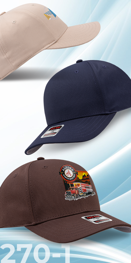 OTTO CAP Seamless 6 Panel Mid Profile Baseball Cap
